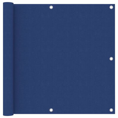 vidaXL Балконна Ширма Синій 90x600 см Тканина Оксфорд