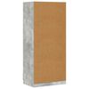 800643 vidaXL Wardrobe Concrete Grey 80x52x180 cm Chipboard