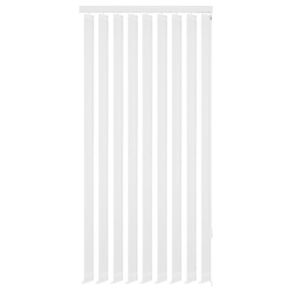 vidaXL Вертикальні Жалюзі Білий 120x250 см Тканина
