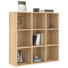 vidaXL Книжкова шафа Дуб сонома 98x30x98 см ДСП