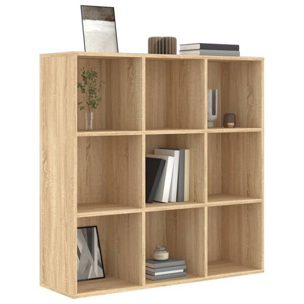 vidaXL Книжкова шафа Дуб сонома 98x30x98 см ДСП