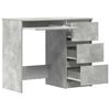vidaXL Письмовий Стіл Сірий Бетон 90x45x76 см ДСП