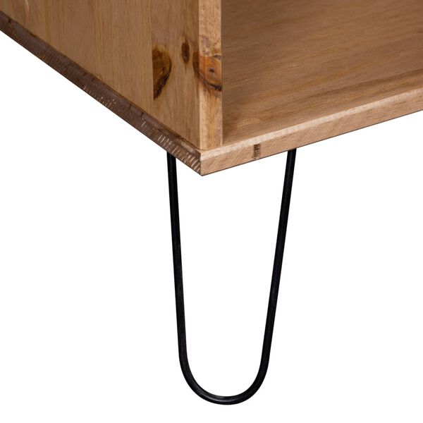 vidaXL Журнальний столик "New York Range" Світле дерево Масив сосни