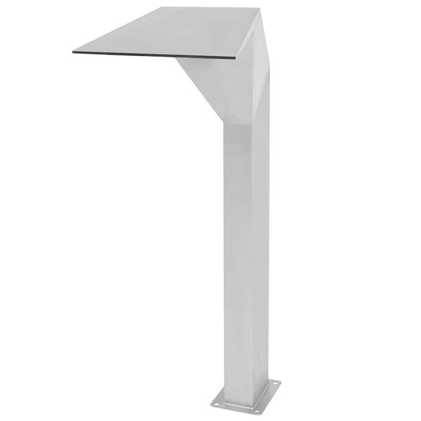 vidaXL Фонтан для Басейну Сріблястий 50x30x90 см Нержавіюча Сталь