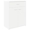 800711 vidaXL Sideboard White 60x30x75 cm Chipboard