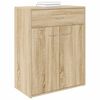800714 vidaXL Sideboard Sonoma Oak 60x30x75 cm Chipboard