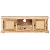 vidaXL Тумба під телевізор 120x30x40 см Масив манго/Натуральний очерет