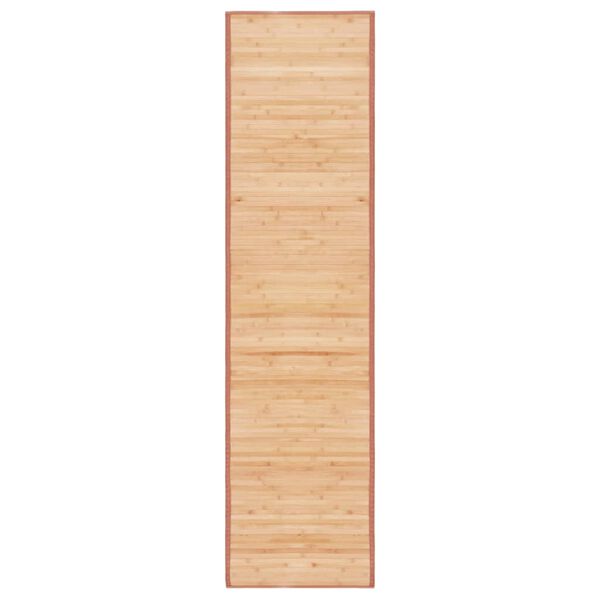 vidaXL Килимок Коричневий 80х300 см Бамбук
