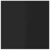 vidaXL Книжкові Полиці 8 шт Глянцевий Чорний 40x40x1,5 см ДСП