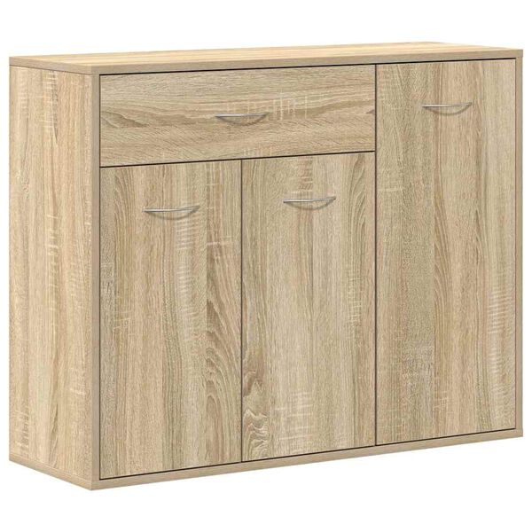 800678 vidaXL Sideboard Sonoma Oak 88x30x70 cm Chipboard