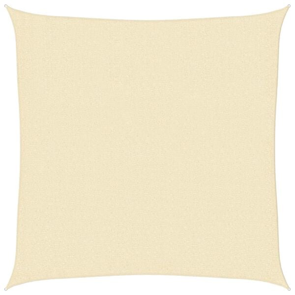 vidaXL Сонцезахисний Навіс Кремовий 3x3 м ПВЩ 160 г/м&sup2;