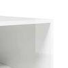 800231 vidaXL Wardrobe High Gloss White 100x50x200 cm Chipboard