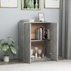 800733 vidaXL Sideboard Concrete Grey 60x30x75 cm Chipboard