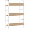 288221 vidaXL 3-Layer Book Shelf Oak 60x27,6x90,5 cm Chipboard