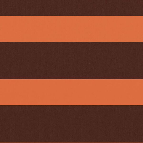 134931 vidaXL Balcony Screen Orange and Brown 90x600 cm Oxford Fabric