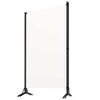 vidaXL 3-Панельна Кімнатна Перегородка Кремово-Білий 260x180 см