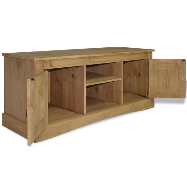 243740 vidaXL TV Cabinet Mexican Pine Corona Range 120x40x52 cm