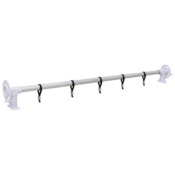 vidaXL Ролета для Накриття Басейну з Пластиковим Корпусом