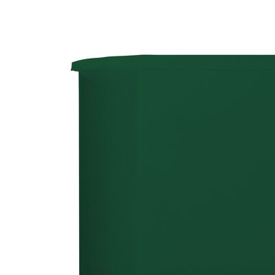 vidaXL 3-Панельна Вітрозахисна Ширма Зелений 400х120 см Тканина