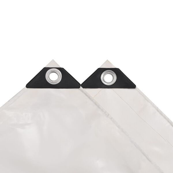 vidaXL Tarpaulin Брезент Білий 650 г/м&sup2; 3х4 м
