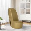 vidaXL Крісло-туфелька Золотистий Штучна шкіра