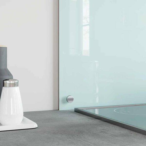 vidaXL Кухонний Фартух Білий 70x50 см Загартоване Скло