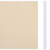 vidaXL Садова Ширма Кремовий 35x0,19 м ПВХ