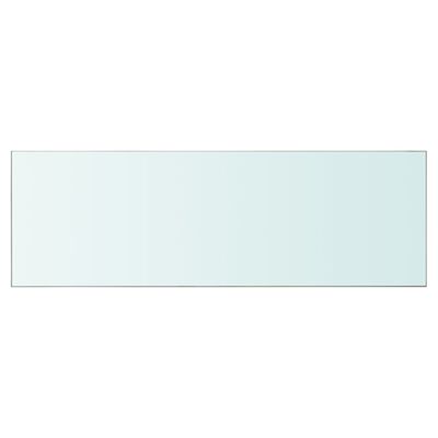 vidaXL Скляна панель для полиці Прозорий 90х30 см