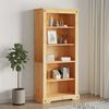 243744 vidaXL 5-Tier Bookcase Mexican Pine Corona Range 81x40x170 cm