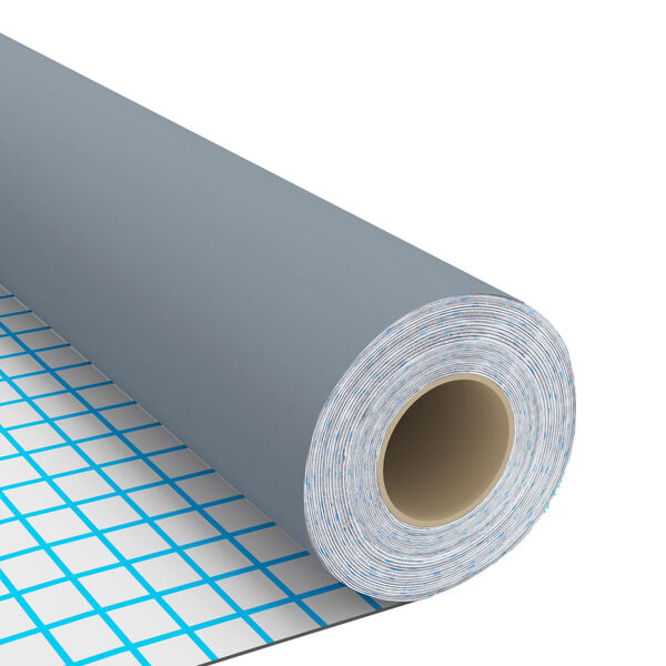 vidaXL Самоклеюча Меблева Плівка Сірий 500х90 см ПВХ