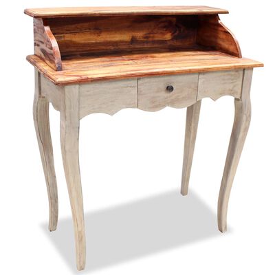 vidaXL Письмовий стіл 80x40x92 см Масив відновленої деревини