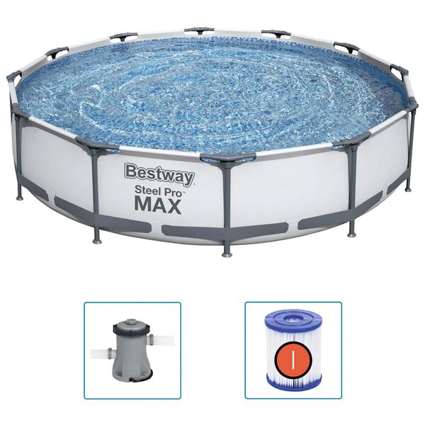 92835 Bestway Steel Pro MAX Swimming Pool Set 366x76 cm