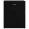 800712 vidaXL Sideboard Black 60x30x75 cm Chipboard