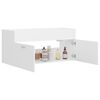 804674 vidaXL Sink Cabinet White 100x38,5x46 cm Chipboard
