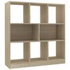 vidaXL Книжкова шафа Дуб сонома 97,5x29,5x100 см ДСП