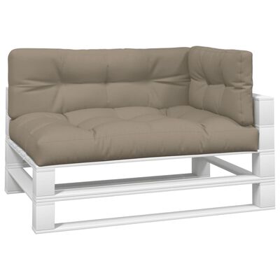 vidaXL Подушки для дивана з піддонів 3 шт Сіро-коричневий