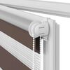 vidaXL Смугаста Рулонна Штора Кавовий 70х120 см