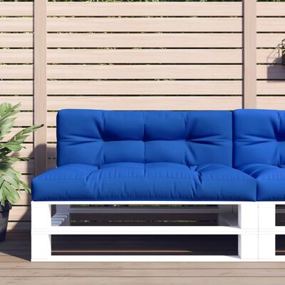 vidaXL Подушки для дивана з піддонів 2 шт Яскраво-синій