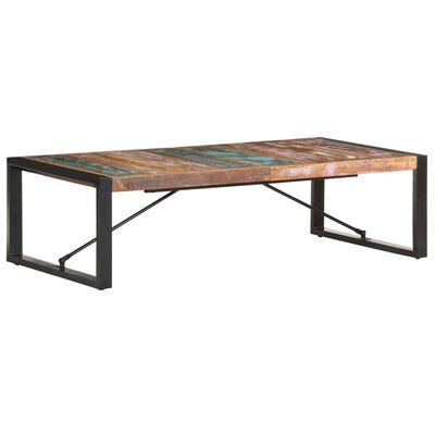 vidaXL Журнальний столик 140x70x40 см Масив відновленої деревини