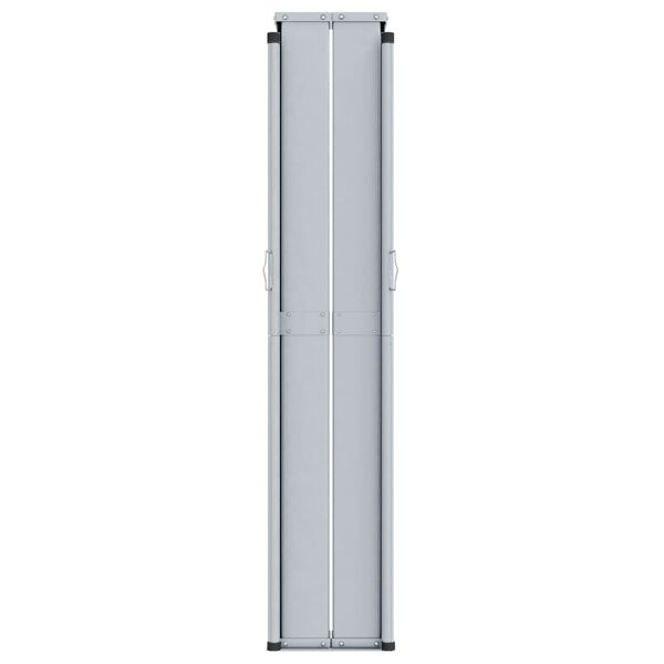 vidaXL Тент Висувний Бічний Коричневий 100x1000 см