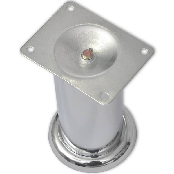 vidaXL Ніжки для дивану круглі 4 шт Хром 120 мм