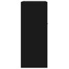 800712 vidaXL Sideboard Black 60x30x75 cm Chipboard