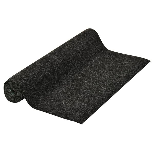 vidaXL Штучний Газон з Шипами Антрацит 10x1,33 м