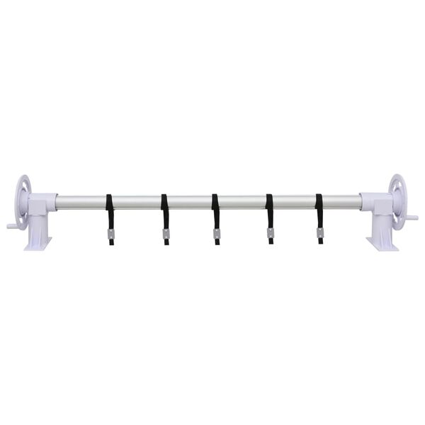 vidaXL Ролета для Накриття Басейну з Пластиковим Корпусом