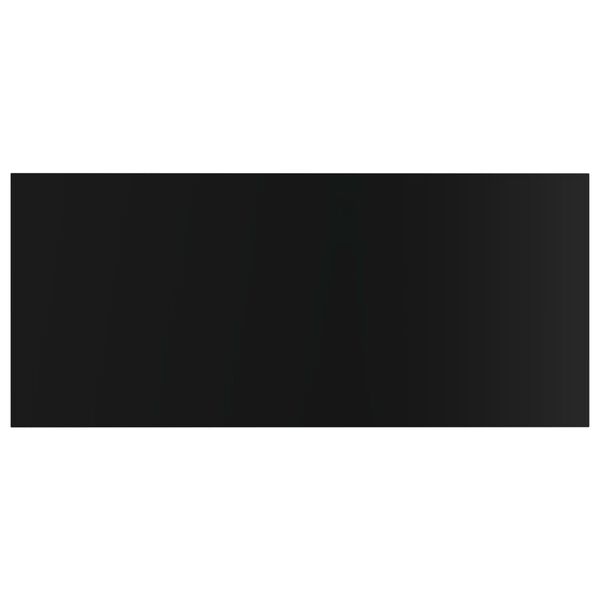 vidaXL Книжкові Полиці 4 шт Глянцевий Чорний 100x50x1,5 см ДСП