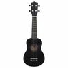 vidaXL Cопрано Укулеле Комплект з Чохлом для Дітей Чорний 21"