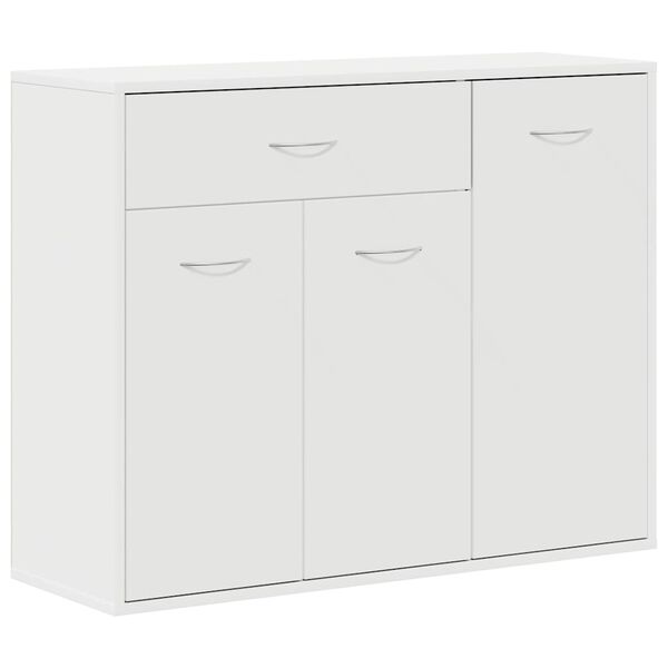 800675 vidaXL Sideboard White 88x30x70 cm Chipboard