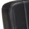 321856 vidaXL Cantilever Sofa Chair Black Real Leather
