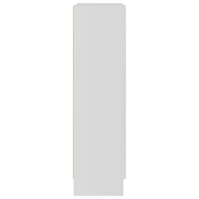 vidaXL Книжкова шафа Білий 82,5x30,5x115 см ДСП