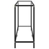 vidaXL Консольний Стіл Прозорий 140x35x75 см Загартоване Скло